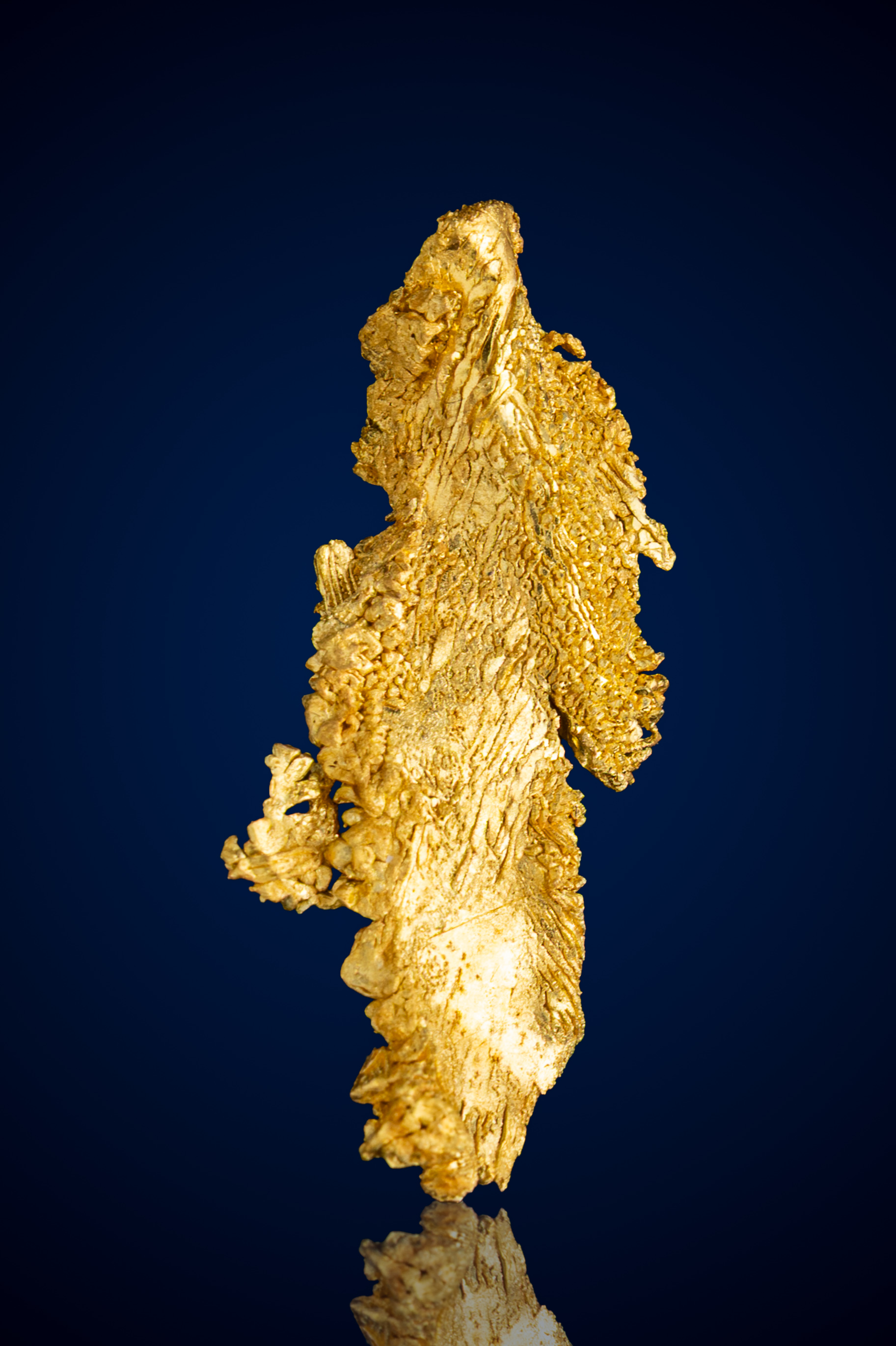 (image for) Monumental, Textural Crystallized Gold Nugget - Round Mountain, NV - 1.88 grams